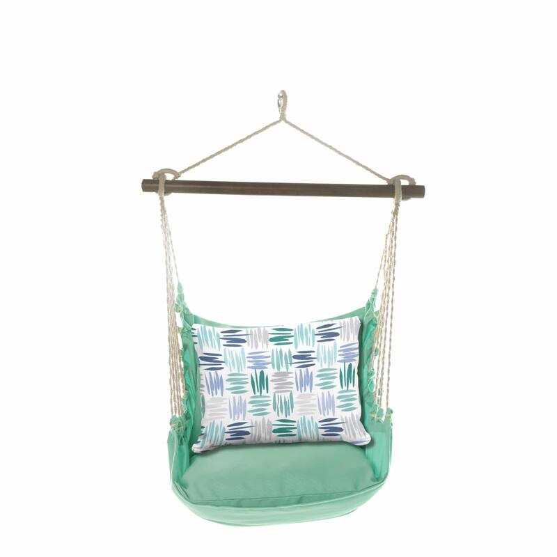 Magnolia Casual Swing Set 4 piece - Seafoam Green Solid w/ Whimsy Strokes