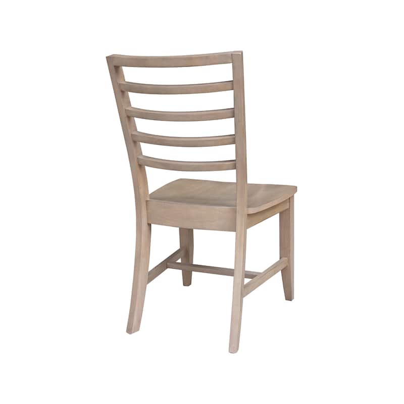 Soma Solid Wood Ladderback Chairs Set of 2