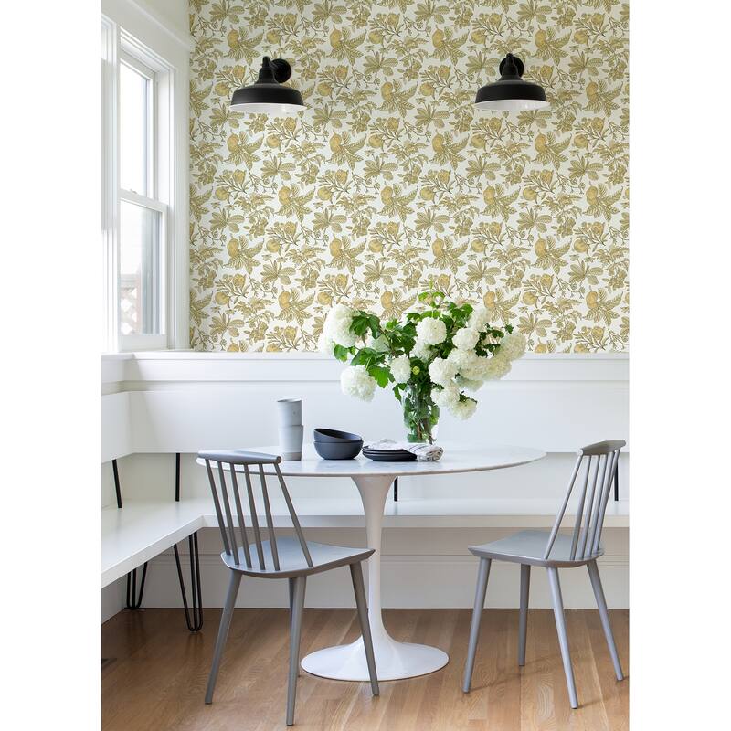 A-Street Prints Cecilia Honey Fruit Wallpaper
