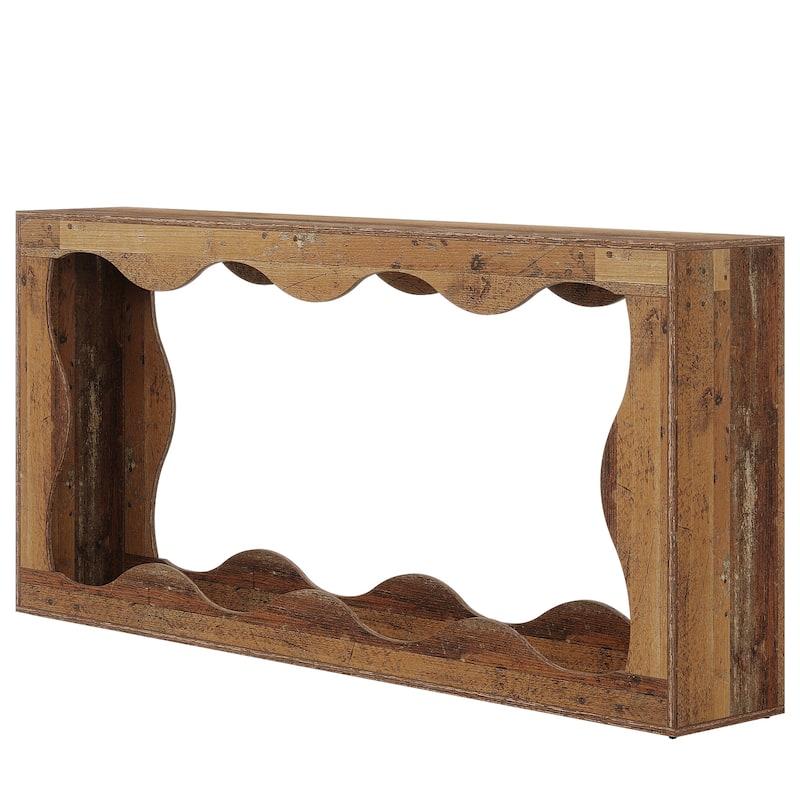 2-tier Wood Console Sofa Table for Entryway Living Room