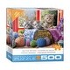 preview thumbnail 2 of 3, Knittin' Kittens Large Pieces Puzzle - 500 Pcs - N/A