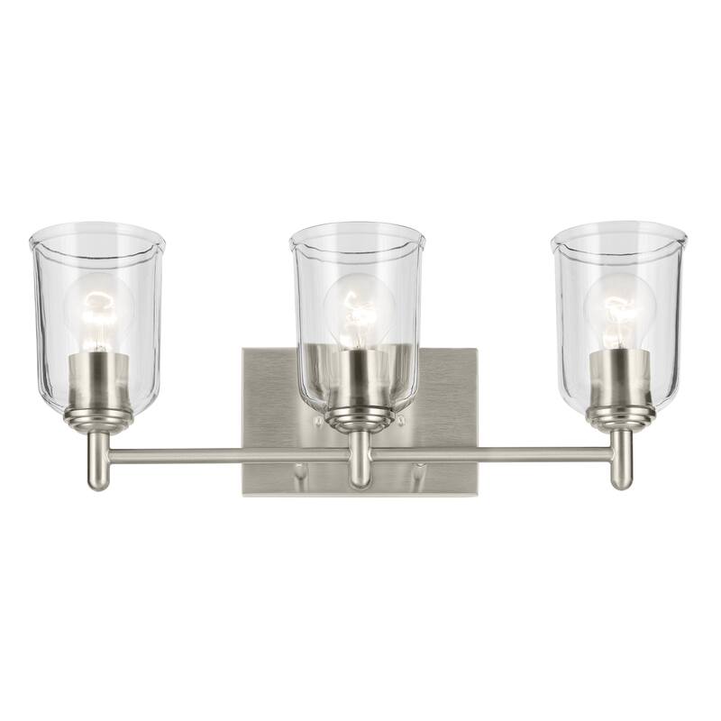 Kichler Lighting Shailene Bathroom Vanity Light with Clear Glass