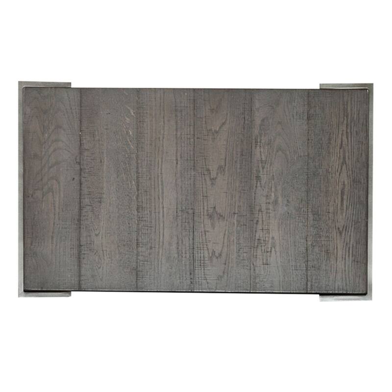 Modern View Gauntlet Gray Tiered End Table