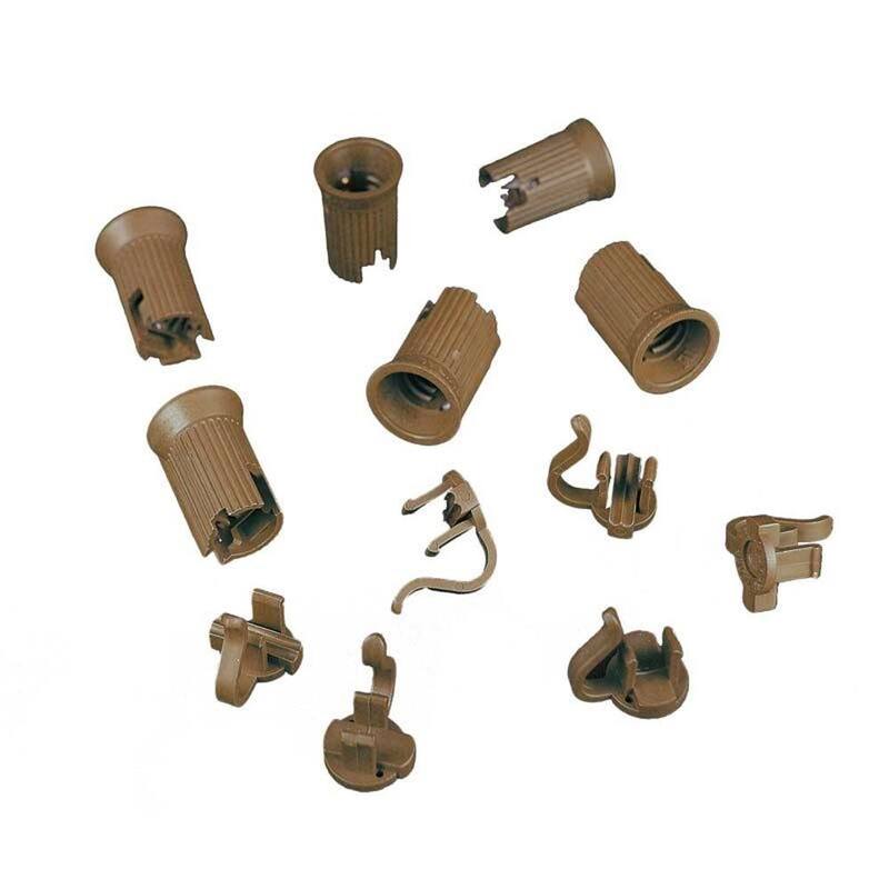 Novelty Lights 50 Pack C9 Replacement Sockets, Brown, SPT-2 - String Lights