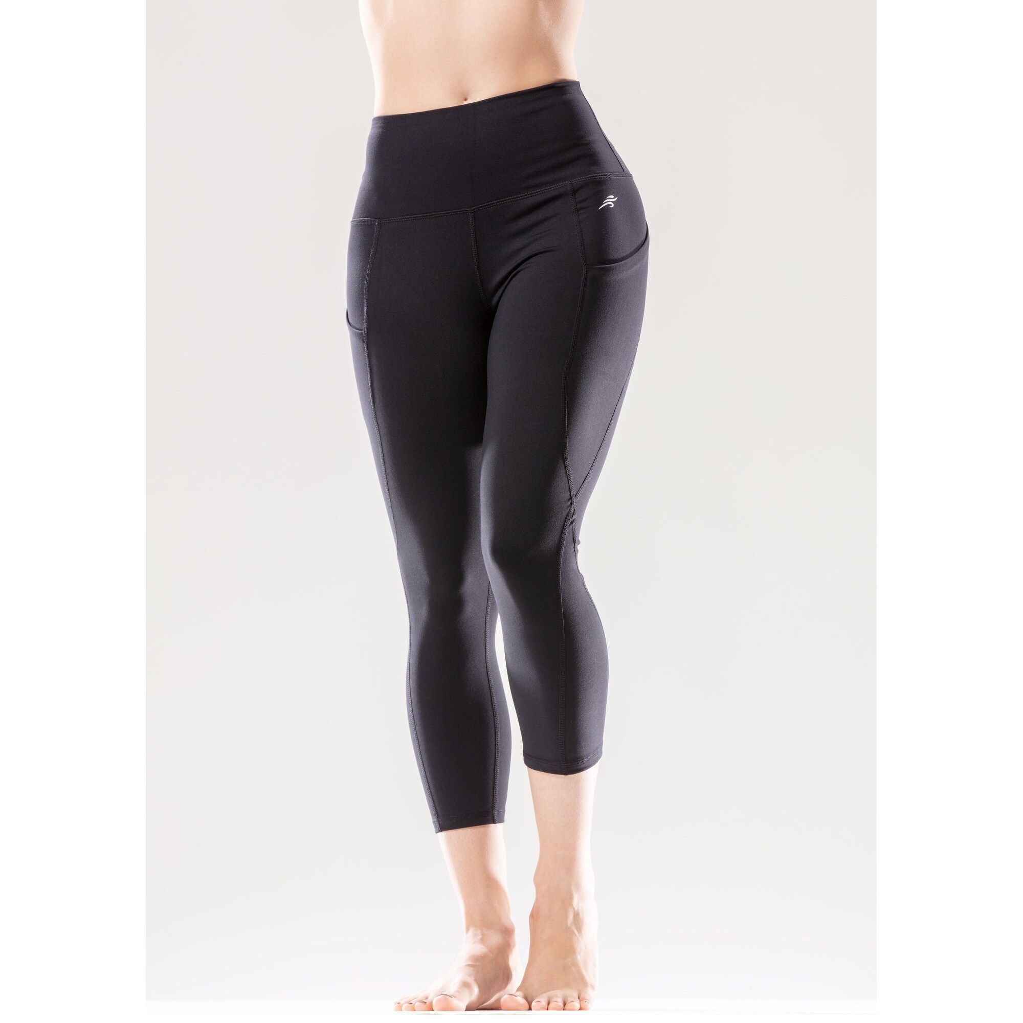 running capri leggings with pockets