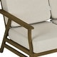 preview thumbnail 57 of 90, Casual Wood Outdoor Patio Sofa Loveseat with Cushion