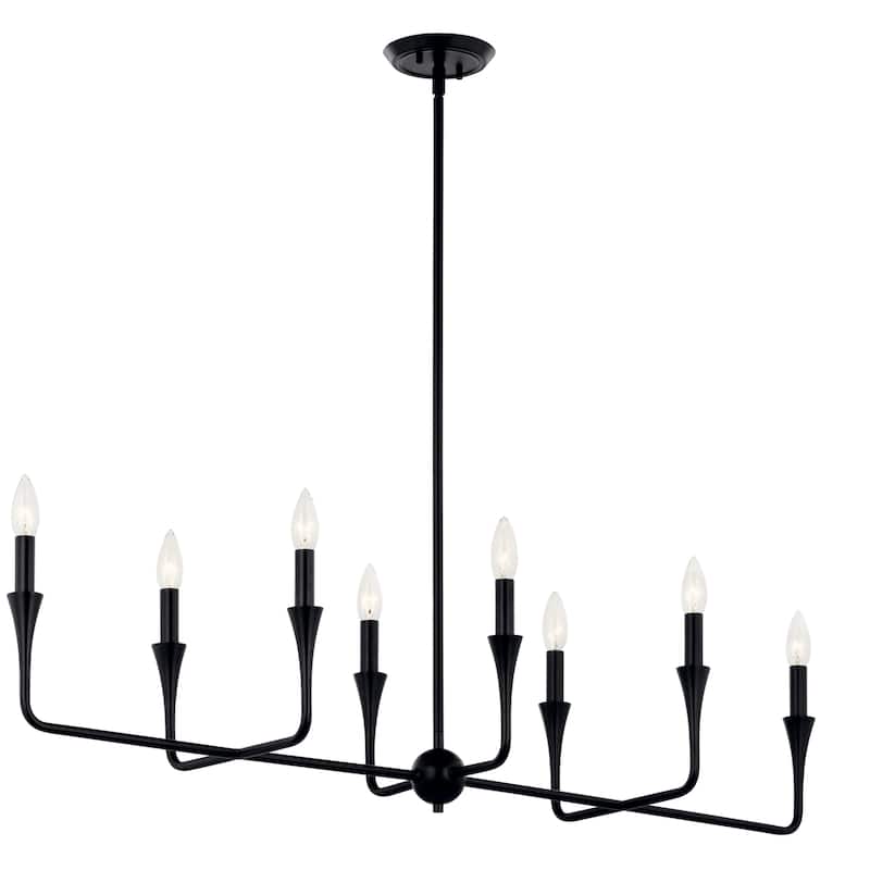 Kichler Lighting Alvaro Candle Chandelier - 45.5 - Black