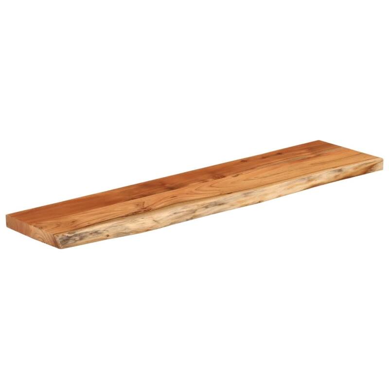 vidaXL Wall Shelf Natural Solid Acacia Wood Durable