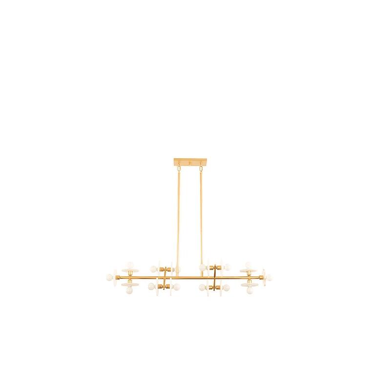 Savoy House 1-1591-14 Amani 14 Light 48" Wide Abstract Linear - Gold