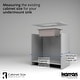 preview thumbnail 36 of 58, Karran Undermount Quartz 24 in. Single Bowl Kitchen Sink Kit