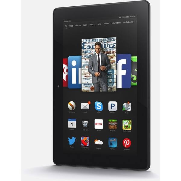Shop Amazon Kindle Fire Hd 8 9 2nd Generation 16gb Wi Fi 8 9in Black Overstock 32202194