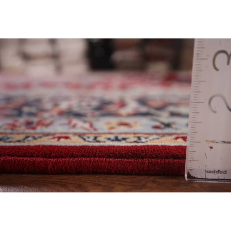 Kashan Turkish Area Rug Machine Made Traditional Carpet - 9'8" x 12'6"