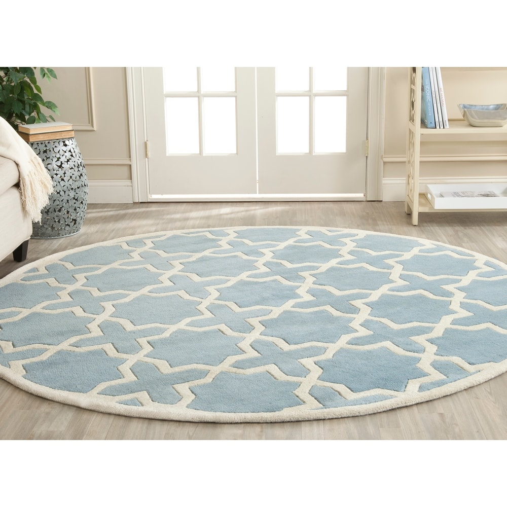 SAFAVIEH Handmade Chatham Begie Modern Moroccan Wool Rug