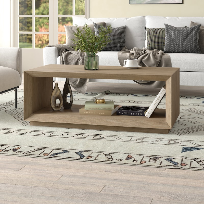 Tannen 48" Wide Rectangular Coffee Table