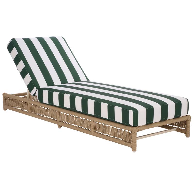 SAFAVIEH Outdoor Living Callan Lounger - 75"W x 26"D x 13"H