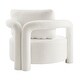 preview thumbnail 21 of 27, NPD Furniture Maisie Faux Shearling Accent Arm Chair
