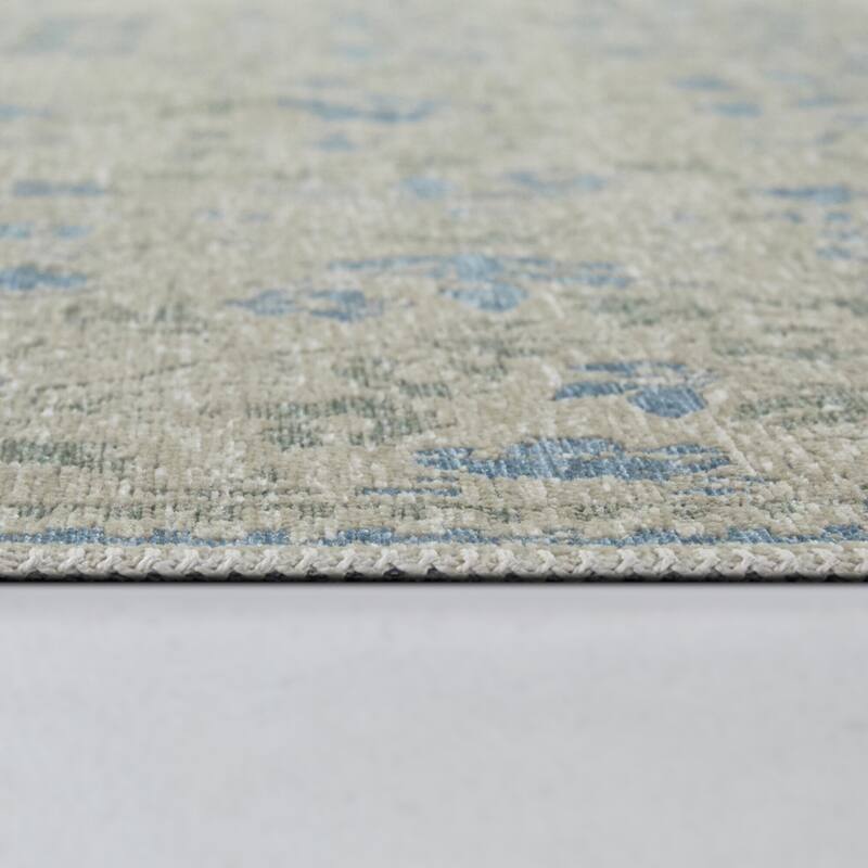 Busselle Floral Ikat Indoor/Outdoor Area Rug