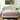 Moser Bay Adella Linen Upholstered Waved Top Tufted Bed