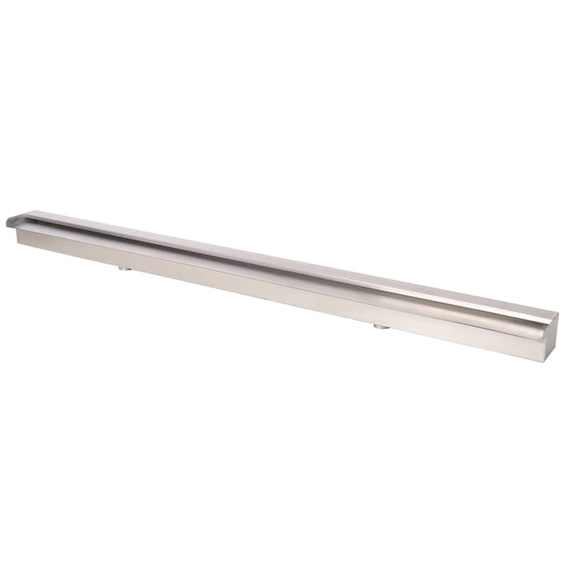 Pool Fountain, Spillway for Swimming Pool Decoration Sheer Descent, Waterfall Fountain, Stainless Steel 47.2"