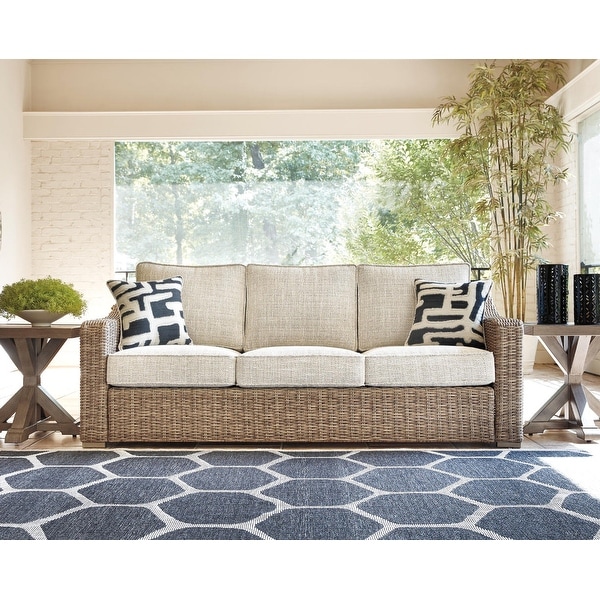 Wicker sofa deals for sale