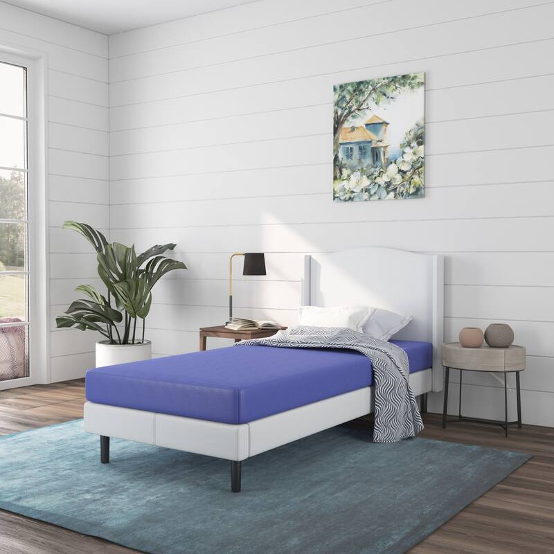 Nap Queen Rainbow 5" Memory Foam Twin Mattress, Pink