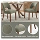 preview thumbnail 22 of 144, Wooden Dining Chairs Set of 2/4/6,Modern Fabric Upholstered Dining Room Chair Kitchen Chairs