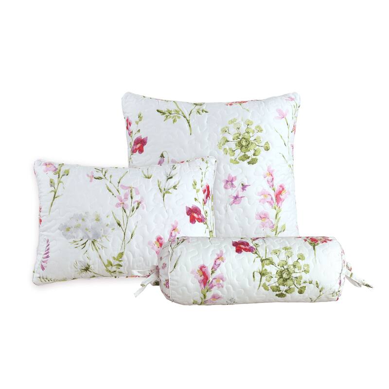 Cozy Line Carlotta Floral Quilt Bedding Set