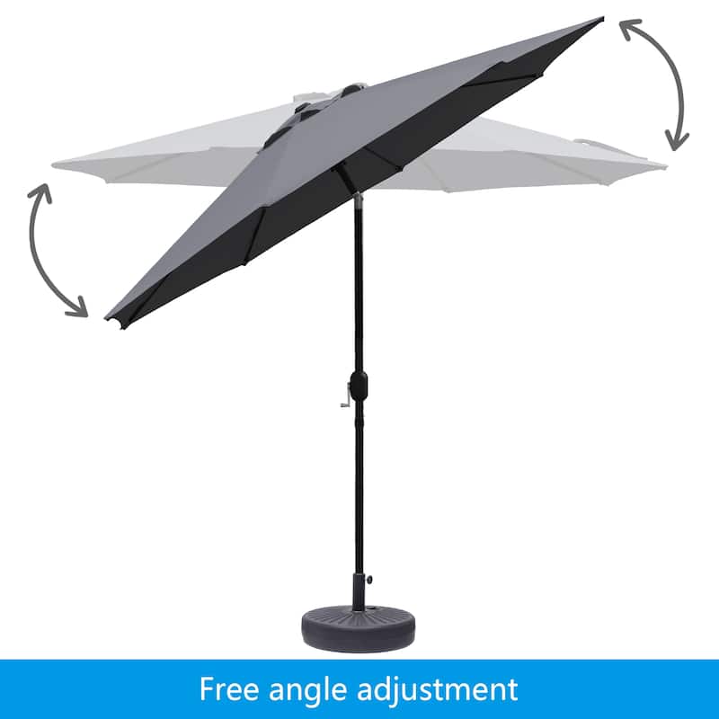 Maypex 9-foot Crank and Tilt Market Umbrella