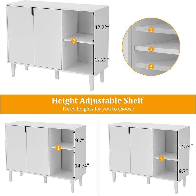 Buffet Cabinet - 15"D x 41.8"W x 32.5"H