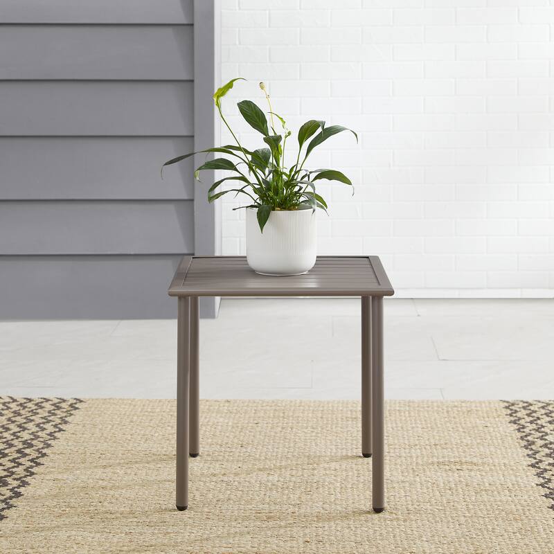 Cali Bay Outdoor Metal Side Table - 19.75"x19.75"x19.75"