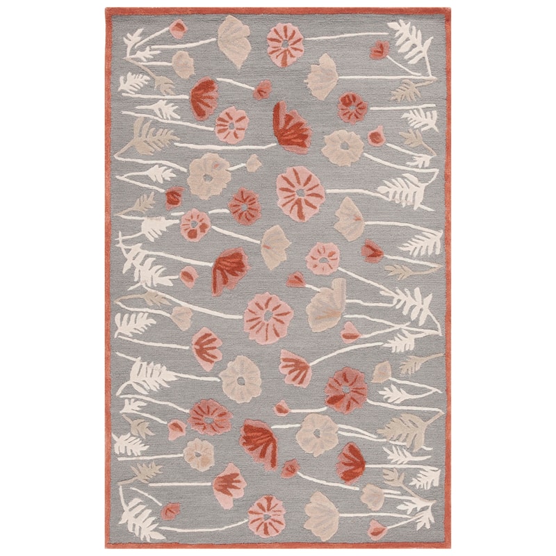 Martha Stewart by SAFAVIEH Poppy Glossary Wool/ Viscose Rug
