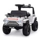 preview thumbnail 8 of 26, Kids Ride On 6V Electric Truck Car White