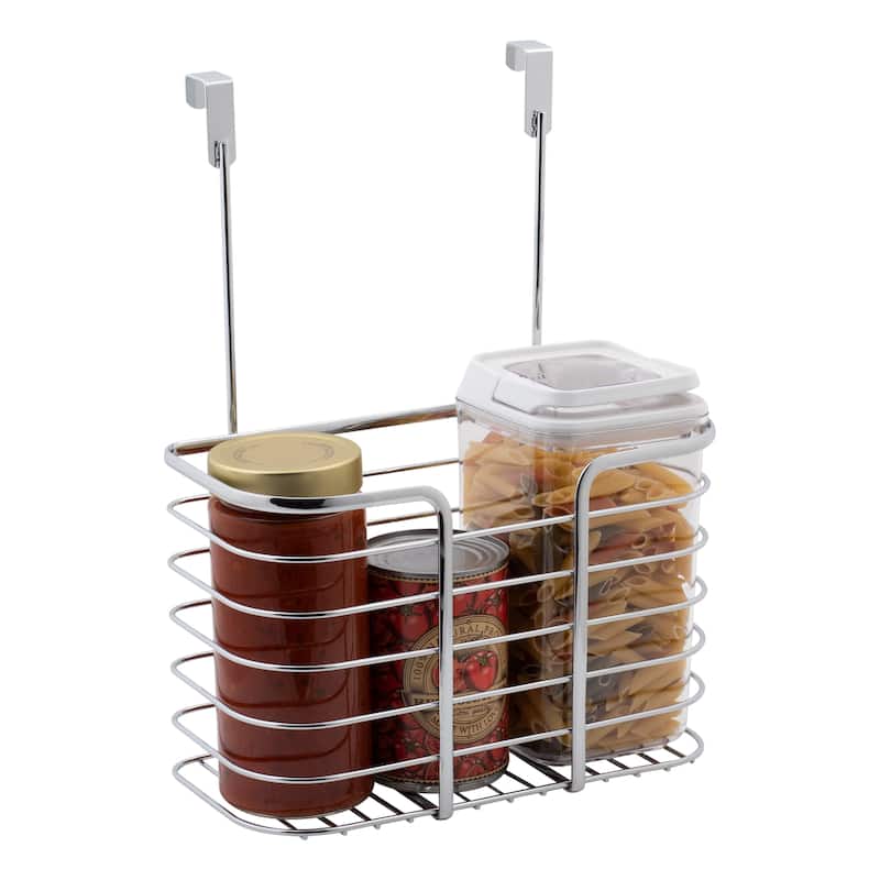 Kitchen Details Over the Cabinet Organizer in Chrome