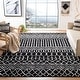 preview thumbnail 12 of 18, SAFAVIEH Tulum Lelya Moroccan Boho Tribal Rug - Ivory/Grey - 5' Round