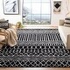 preview thumbnail 12 of 18, SAFAVIEH Tulum Lelya Moroccan Boho Tribal Rug - Navy/Ivory - 5'3" x 7'6"