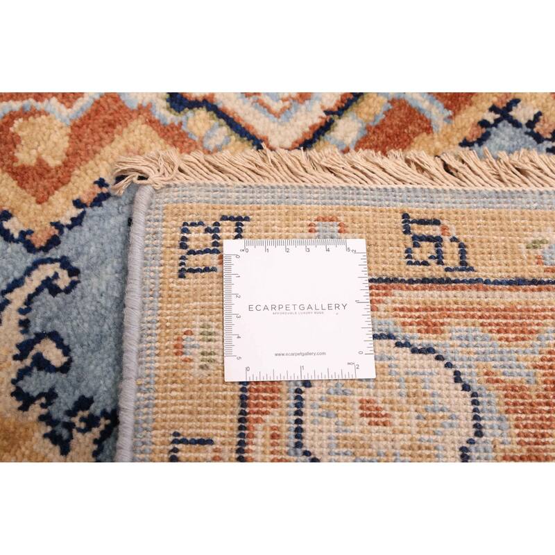 ECARPETGALLERY Hand-knotted Jules Sultane Sky Blue Wool Rug - 5'1 x 7'0