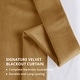 preview thumbnail 20 of 155, Exclusive Fabrics Signature Pleated Blackout Velvet Curtain (1 Panel)