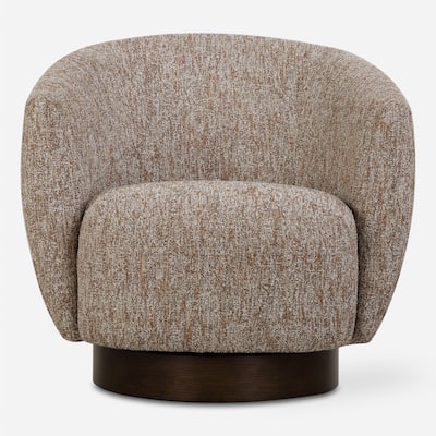 Uttermost 23842 Dunes 33" Wide Plywood Framed Polyester Swivel Accent