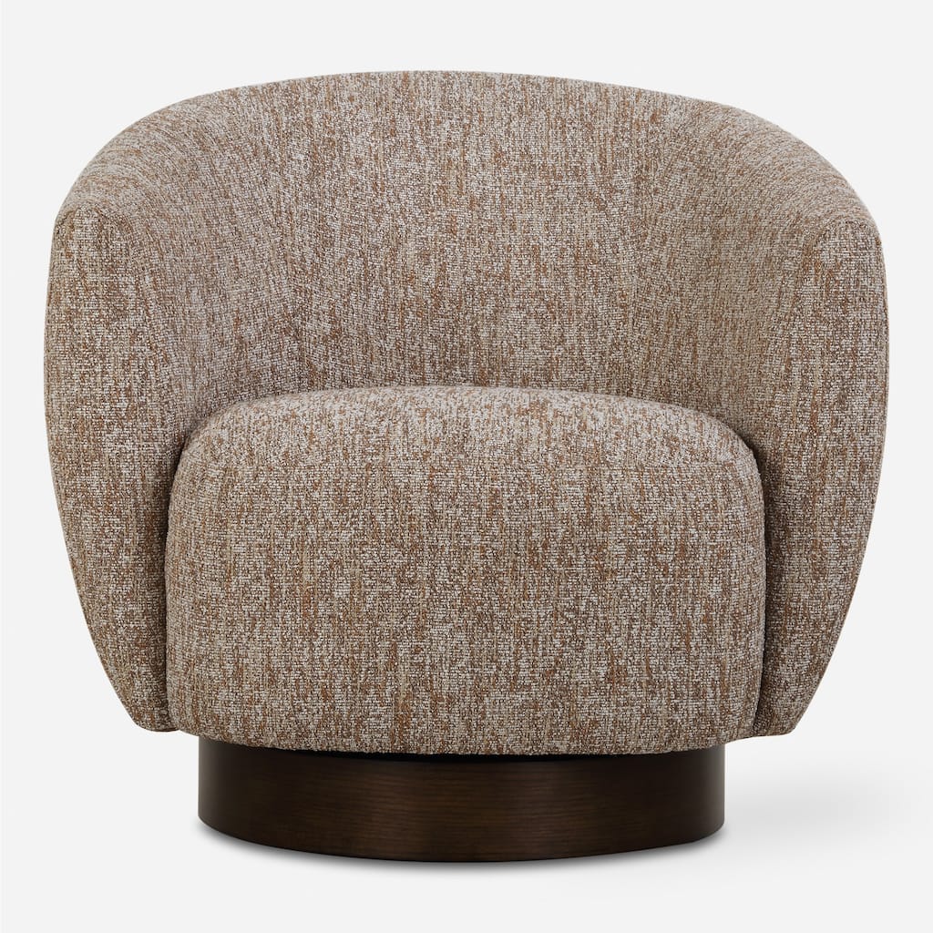 Uttermost 23842 Dunes 33" Wide Plywood Framed Polyester Swivel Accent