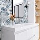 preview thumbnail 58 of 148, Floating Bathroom Vanity with Integrated Resin Top