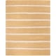 preview thumbnail 5 of 47, Martha Stewart by SAFAVIEH Chalk Stripe Wool/ Viscose Rug 8' x 10' - Toffee Gold - Rectangle