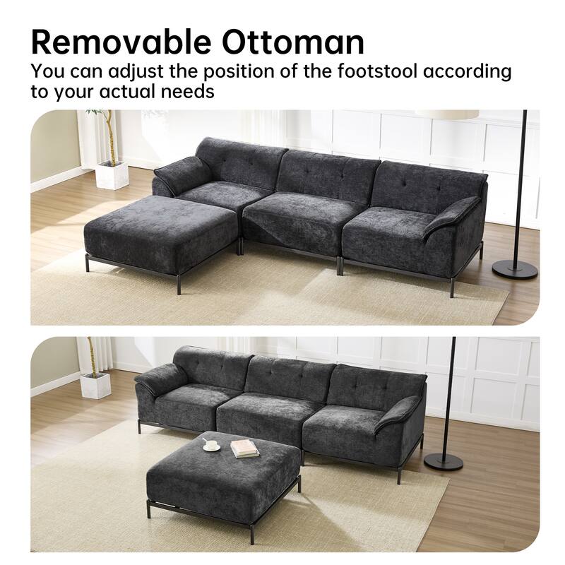 Upholstered Modular Sectional Sofa