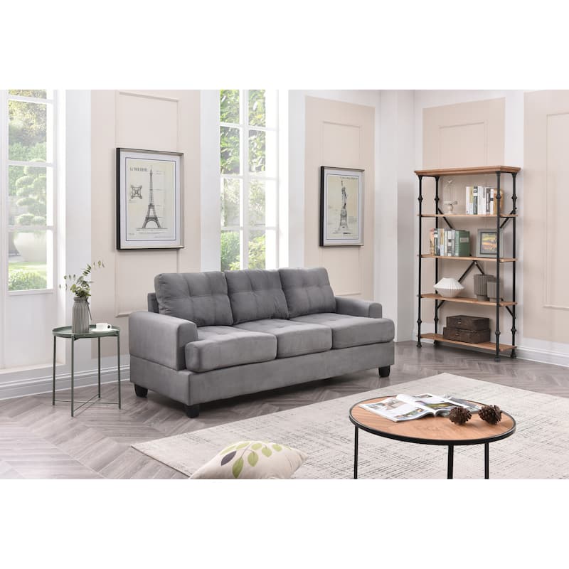 Sandridge Microsuede Sofa - Grey