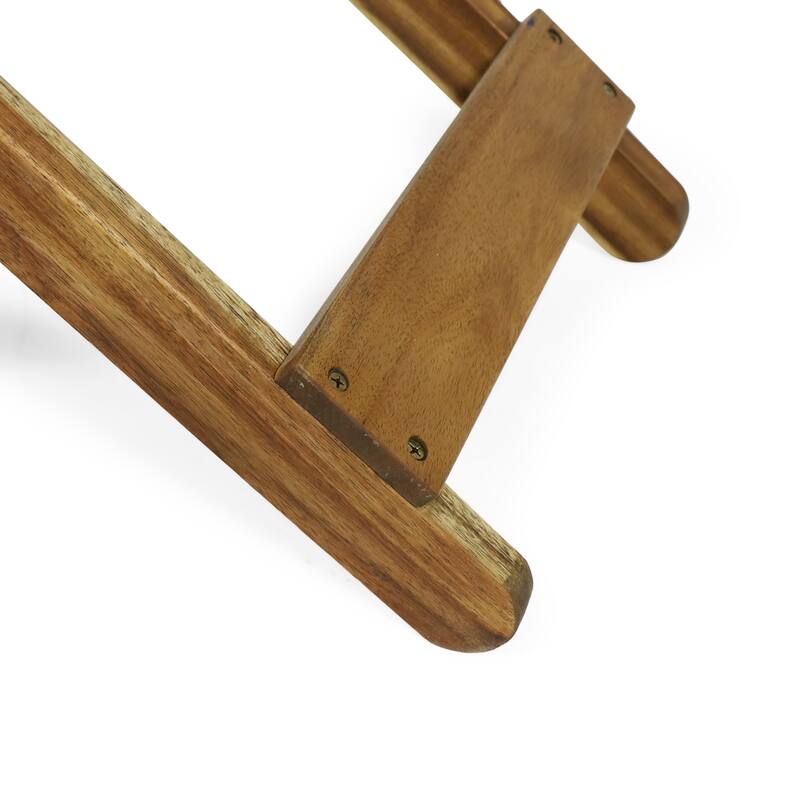 Outdoor Folding Wooden Side Table for Patio,Table Made of Acacia Wood