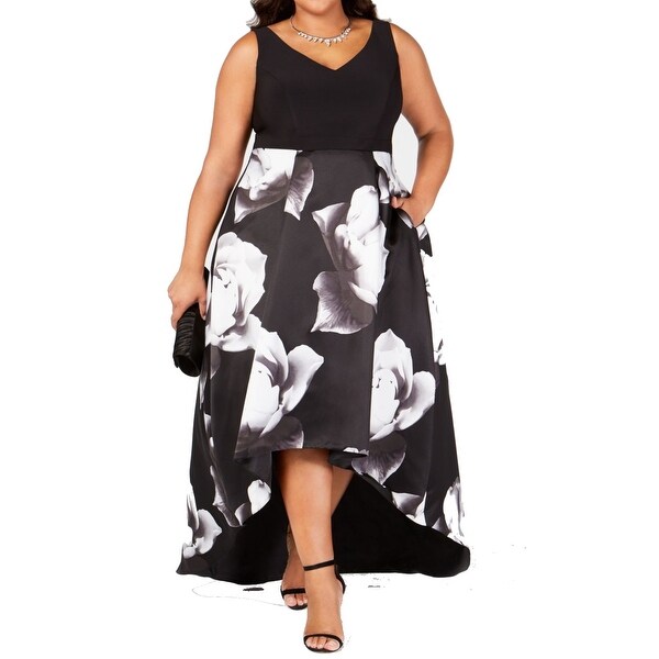 betsy and adam floral gown