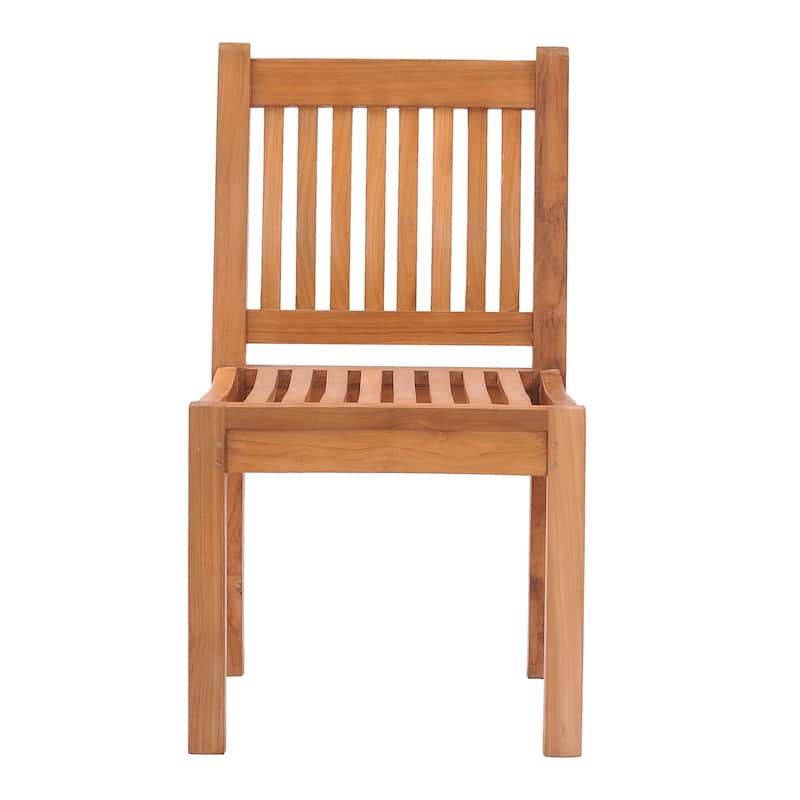 Chic Teak Elzas Teak Wood Indoor/ Outdoor Dining Side Chair