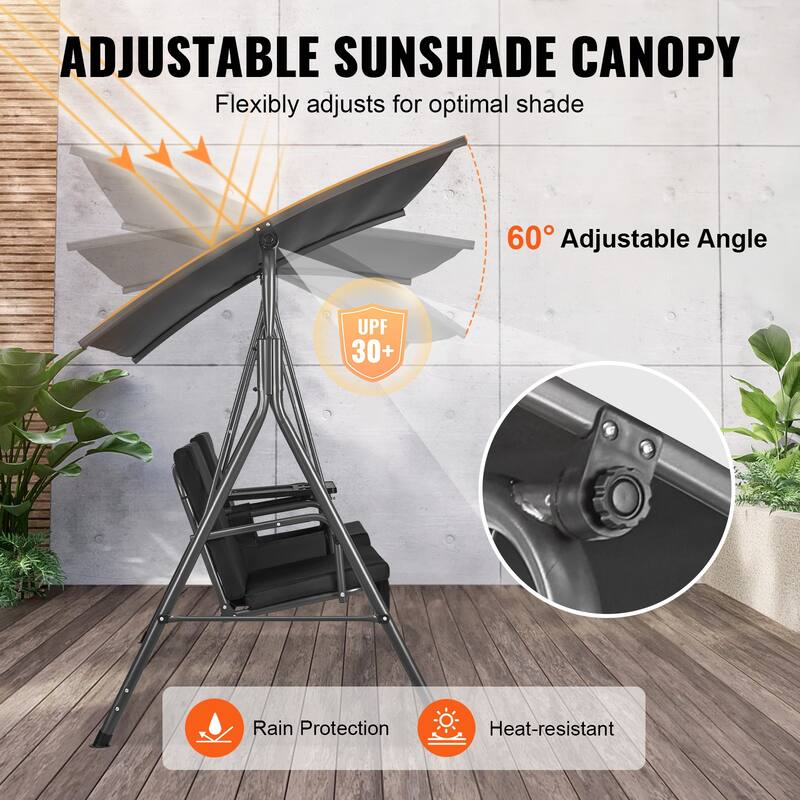 Patio Swing Chair for Balcony, Backyard, Poolside
