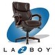 preview thumbnail 17 of 29, La-Z-Boy Bellamy Executive Leather Office Chair with Memory Foam Cushions, Solid Wood Arms and Base, Waterfall Seat Edge