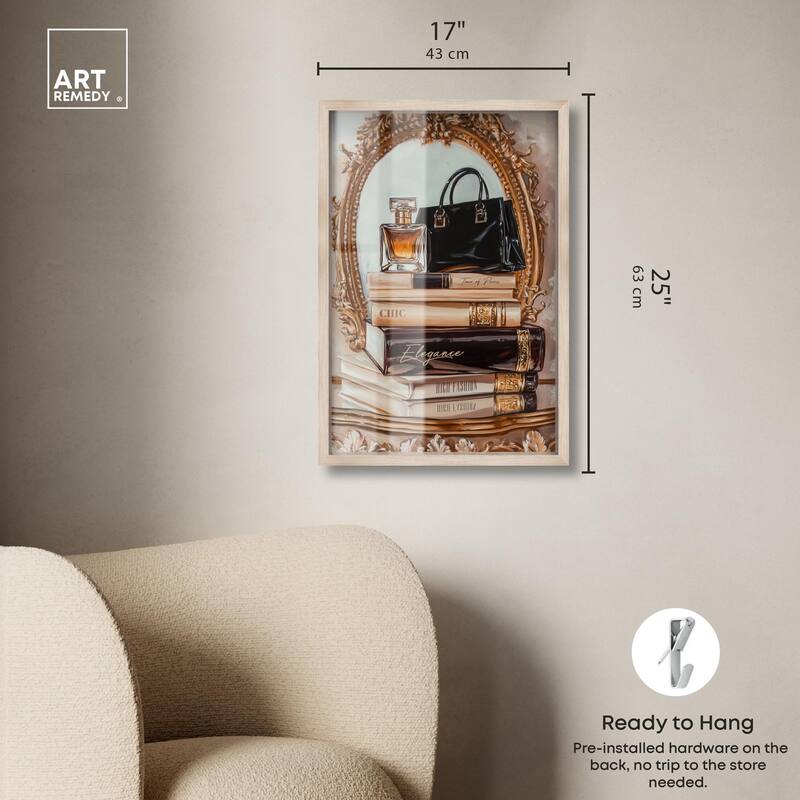 Elegant Glam by the Mirror Shadowbox by Art Remedy