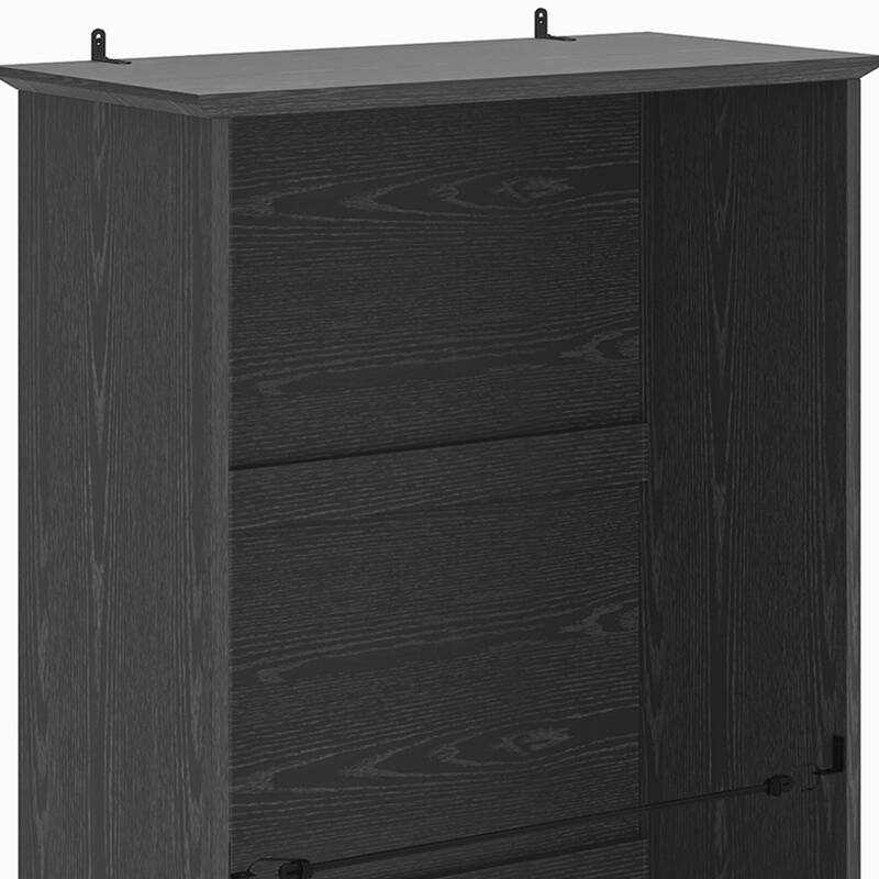 Moasis Golf Bag Organizer for Garage, Wooden Golf Bag Stand Holder with 2 Doors